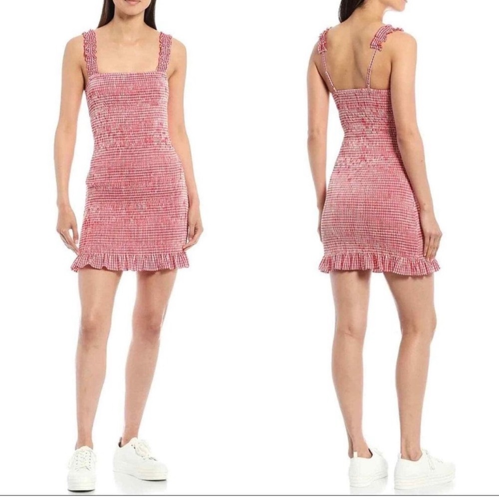 Gianni bini red and white dress